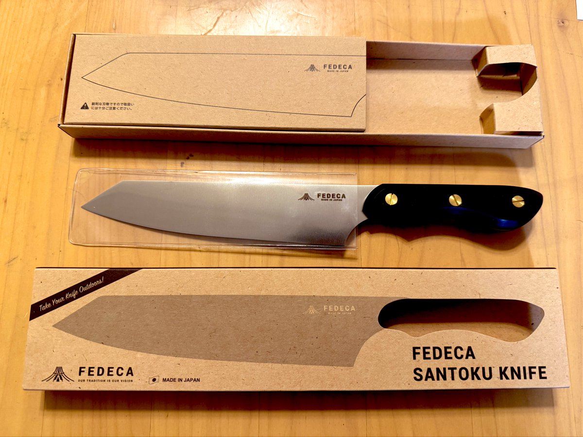 lWeMhZe15BJvN3p's tweet image. ふるさと納税にて
包丁
着弾
大事に使います😌
 #FEDECA