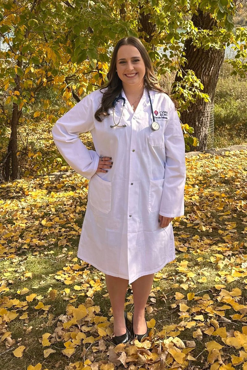wheatking10's tweet photo. Today was a special day ! Congratulations to Kassie Sabourin! 
Today we attended her white coat ceremony for veterinarian medicine. We couldn’t be more proud of her ! @SabourinKassie https://t.co/FvMrsM9YxW