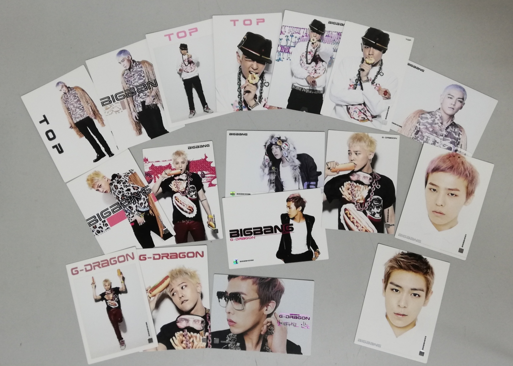 BIGBANG T.O.P コレクションカード　17点 BIGBANG T.O.P コレクションカード 17点 BIGBANG T.O.P