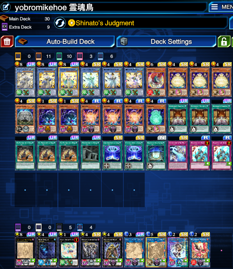 Went 6-0 in WWW last weekend with Shinobird playing the Gale combo once again! It felt really strong in the mirror match especially since theres no direct play into it