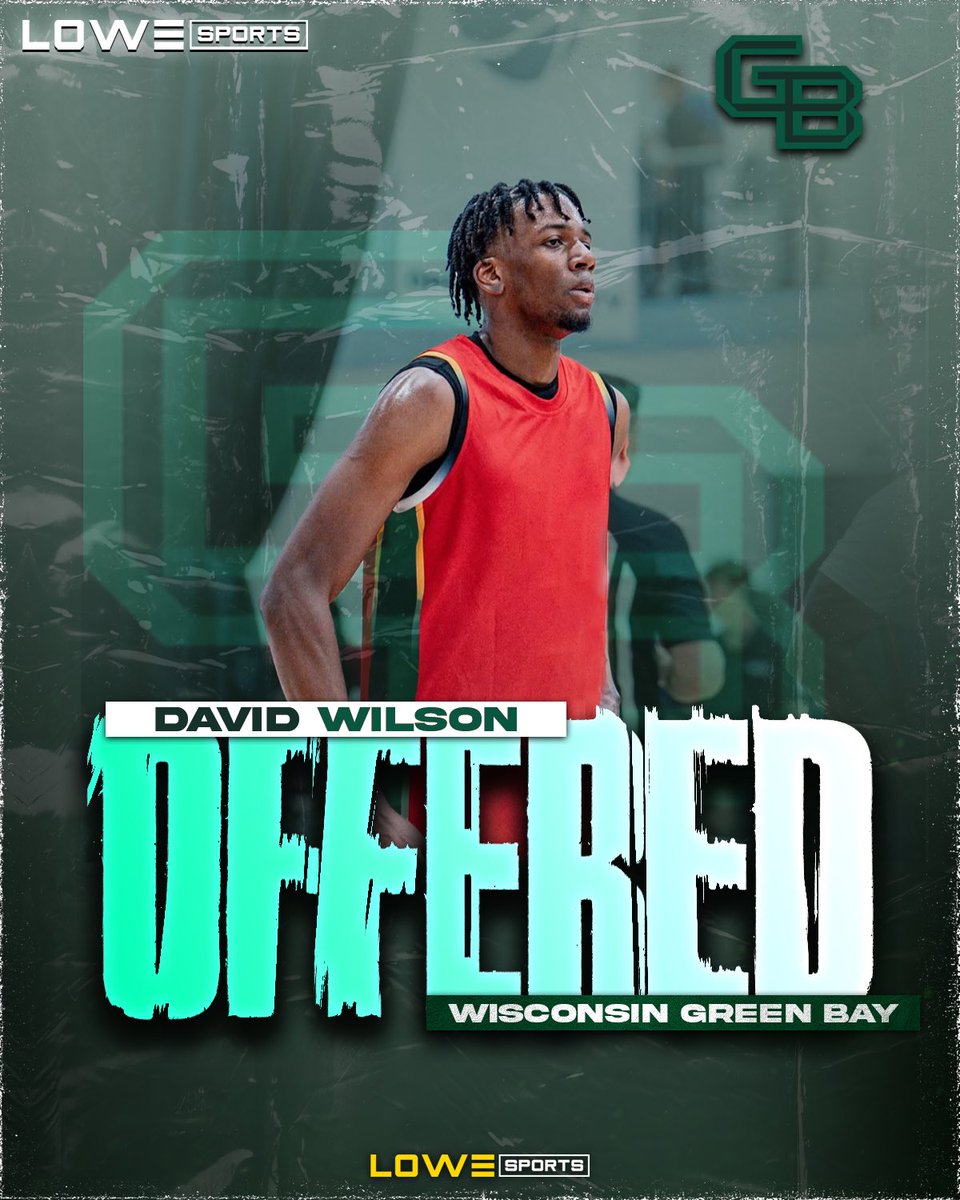Davidwilson3_'s tweet image. Blessed to receive an offer from Wisconsin Green Bay, thank you to the coaching staff for believing in me!

Humble &amp;amp; Hungry #LoweSports