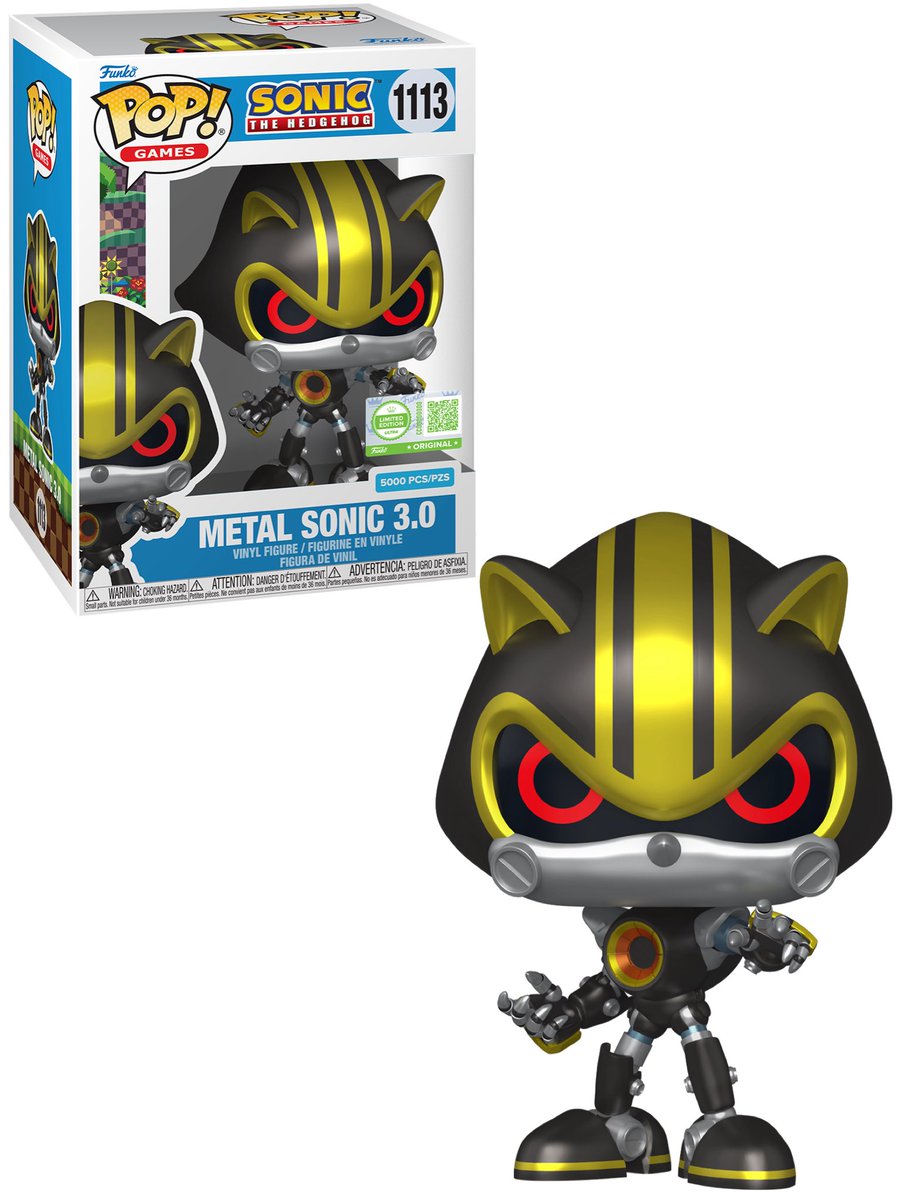 Glam shot look at GameStop exclusive Metal Sonic 3.0! Releases in select stores only tomorrow. Good luck!
SKU: 423404.
.
#Sonic #SonictheHedgehog #Funko #FunkoPop #Collectibles #Collectible #FunkoPops #Collector #Toy #Toys #DisTrackers