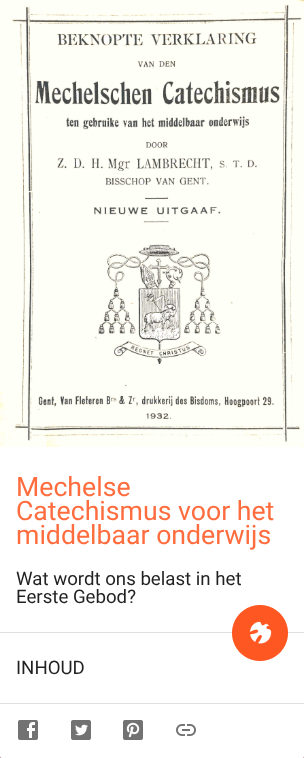 Alledaags Geloven : Mechelse Catechismus voor het middelbaar onderwijs - Wat wordt ons belast in het Eerste Gebod?
alledaags.gelovenleren.net/link/MTM2ODI1O…