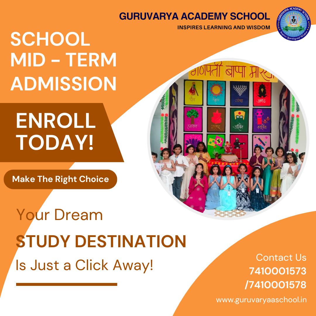 GuruvaryaP's tweet image. 🎓 Mid-Term Admissions Open! 🎓

Join Guruvarya Academy School — where learning inspires growth, creativity, and confidence.

📚 ENROLL TODAY!

#MidTermAdmission #EnrollToday #GuruvaryaAcademySchool #AdmissionsOpen #EducationForAll #InspiringLearning #FutureBeginsHere