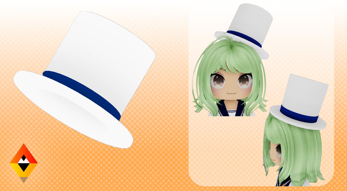 🎩知的で品のある白シルクハット。
見た瞬間、「あなた、ちょっと賢そう…？」と思わせる上品さが魅力✨
どんなコーデにもすっと馴染む汎用性も◎
👉 roblox.com/ja/catalog/121… 

#ROBLOX  #アバター #RobloxAvatar #RobloxFashion