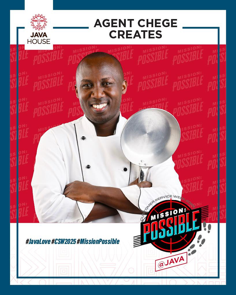 javahouseafrica's tweet image. Agent Chege, the mastermind of new food recipes. Every month, he gives us new creations. Always Mission Possible.
#JavaLove #CSW2025 #MissionPossible