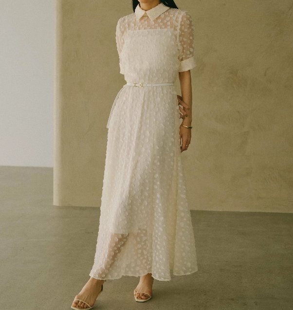 Fashion__List__'s tweet photo. ／
📺ぽかぽか
2025/10/7
山下美月さん着用衣装
＼

優雅なフレアが華やかで
上品な印象のワンピース
詳細▶https://t.co/Y4wc7gUYcW

#山下美月 #新東京水上警察 
＃ぽかぽか　#フジテレビ　
#anuas https://t.co/Ef678stDJd