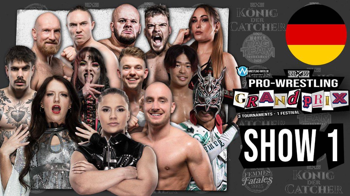 indiewrestling's tweet photo. JUST ADDED

@wXwGermany Grand Prix 2025

Featuring

@1called_manders
@Adam_Priest_
@BobbyGunns28
Axel Tischer
@JosephfenechJR
@LegitLeyla
@Fast_Time_Moodo
@imAnitaVaughan
@b3cca4ever
@safirewrestler
@s_d_naito
@Dragon_Kid_0202
&amp; more!

Watch it now
https://t.co/8d0TUoEwNl https://t.co/cZXmWzldEl