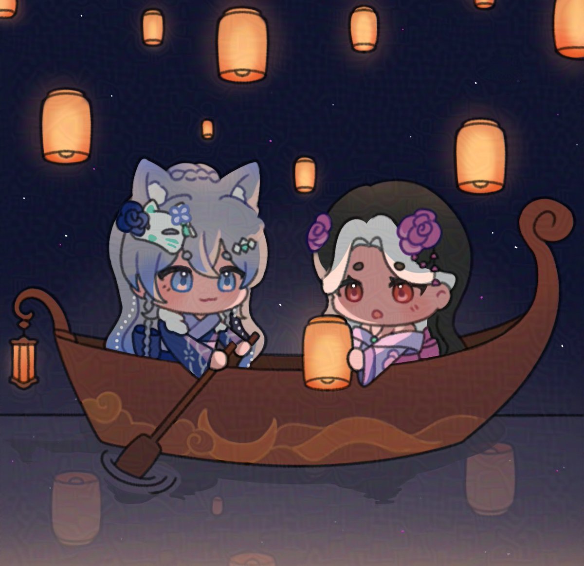 Happy Mid-Autumn Festival~
ft. my adorable sister <a href="/C6Alex/">Alex</a> 

#icyarts #Artlex