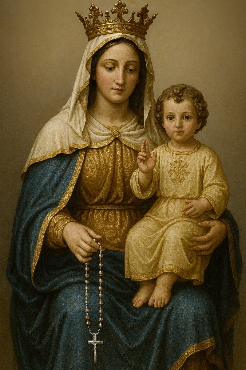 siervorecto's tweet image. Hoy 7 de octubre la iglesia católica celebra la fiesta de Nuestra Señora del Rosario, fiesta instituida luego de la victoria en Lepanto. 

¡Virgen del Rosario y Madre nuestra, ruega por nosotros!