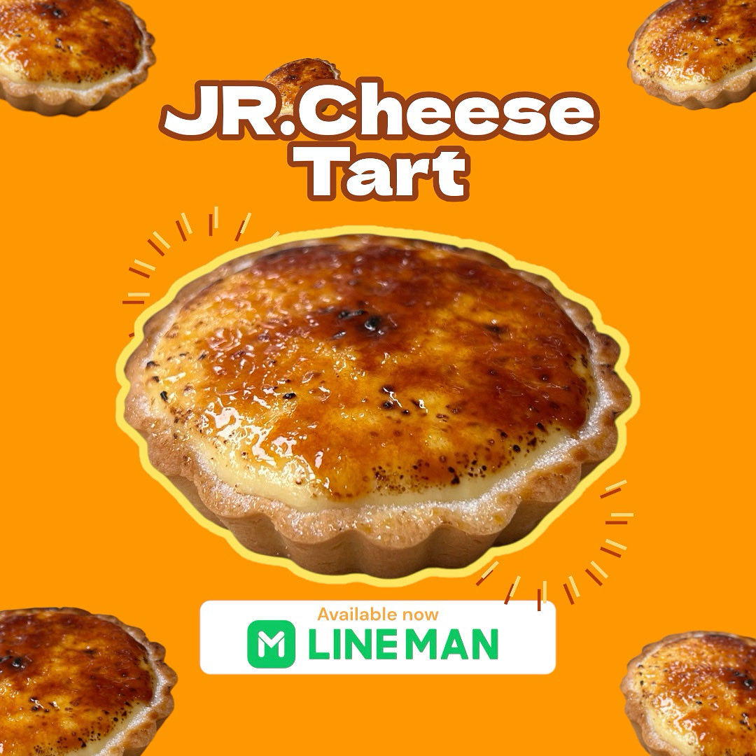 JR.Cheese Tart ชีสทาร์ตจูเนียร์ อร่อยแบบย่อๆ มีขายบน LINE MAN แล้วครับ
ใส่ code "UC2025" รับส่วนลดได้นะครับ 

สั่งผ่าน LINE MAN lin.ee/uE6bx1C?openEx…

Line Official : <a href="/chuangcheewish/">Chuangcheewish</a> 

#ร้านช่วงชีวิต #chuangcheewish #ชีสทาร์ต
