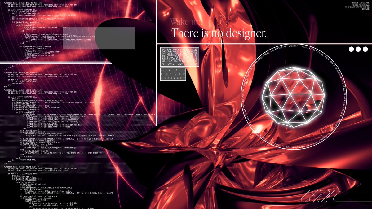 milkywaydotmoe's tweet image. first design study in a while

&quot;THERE IS NO DESIGNER&quot; (2025)

#metalheart #depthcore