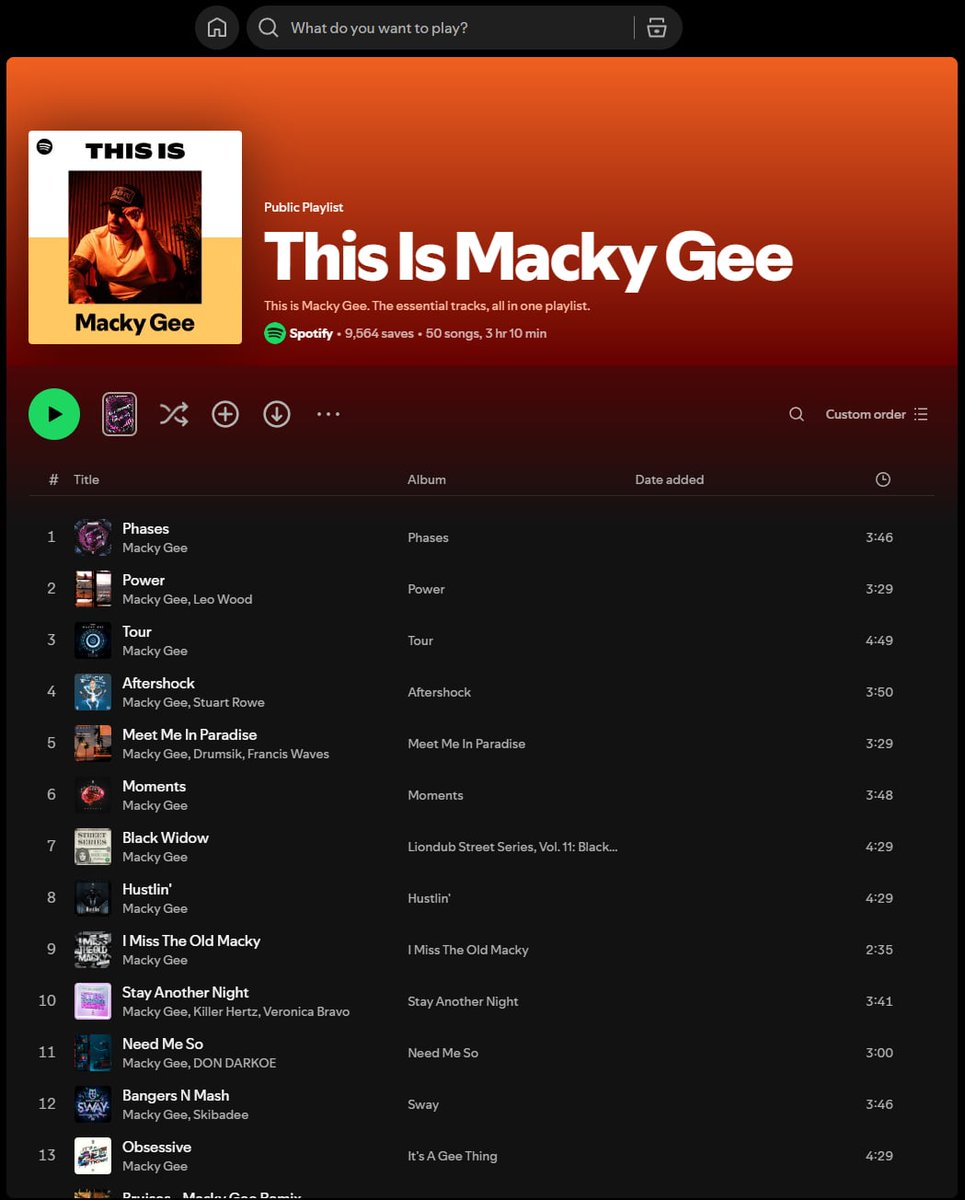 Feeling some kind of way

Might start playing from this playlist tomorrow 👀