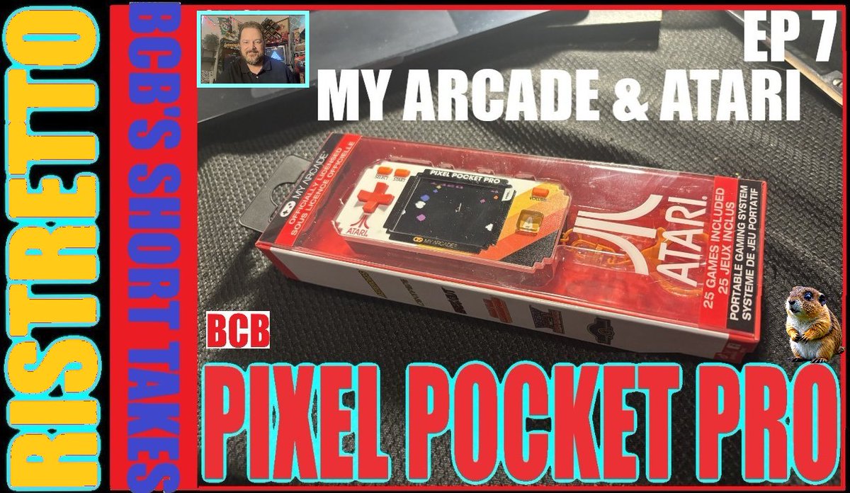 ballistikcoffee's tweet photo. Missed #Ristretto #ShortTakes? I take a look @ the #PixelPocketPro from @MyArcadeRetro & @atari! This is a device made to be a #keychain! How does it fare? What are the 25 #games? My 1st Impressions & #Gameplay! Don't miss it!🕹️#Atari #MyArcade #BCB Link: https://t.co/DSWpiwmSi7 https://t.co/Zgg0dUNJ0m