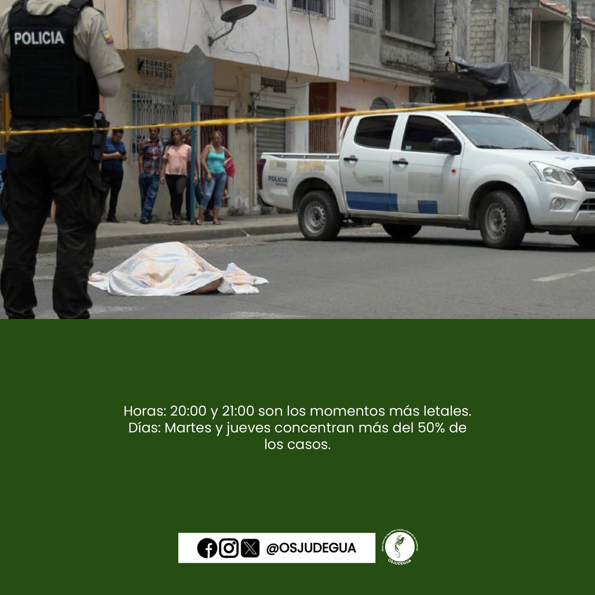 La violencia no es al azar:
 tiene hora, día y lugar.
 Lo sabemos con datos.
  Octubre es el mes más violento del año.
 La información está disponible. La pregunta es:
 ¿y las autoridades, qué esperan?