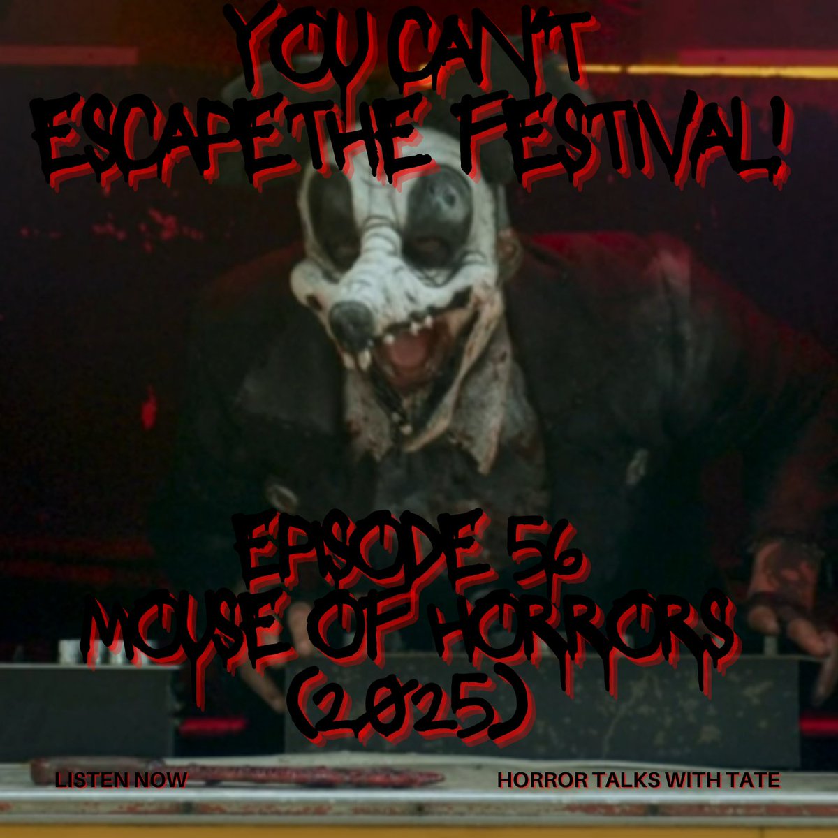 htwt_tate's tweet image. The wait is over, horror fanatics! Episode 56 – Mouse of Horrors (2025) is now officially unleashed on Spotify and Amazon Music! Step into the shadows with me as we dissect the terrifying twists, haunting atmosphere, and chilling details of this nightmare-fueled story.