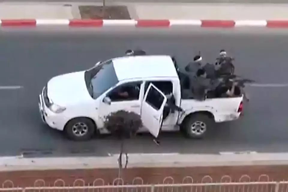 For me it all began with seeing this picture of the Hamas terrorists randomly killing people in the streets of Sderot in the early morning of Oct 7, 2023 - the terrible realisation that something evil and huge was happening. 
In memory of all those murdered that day.