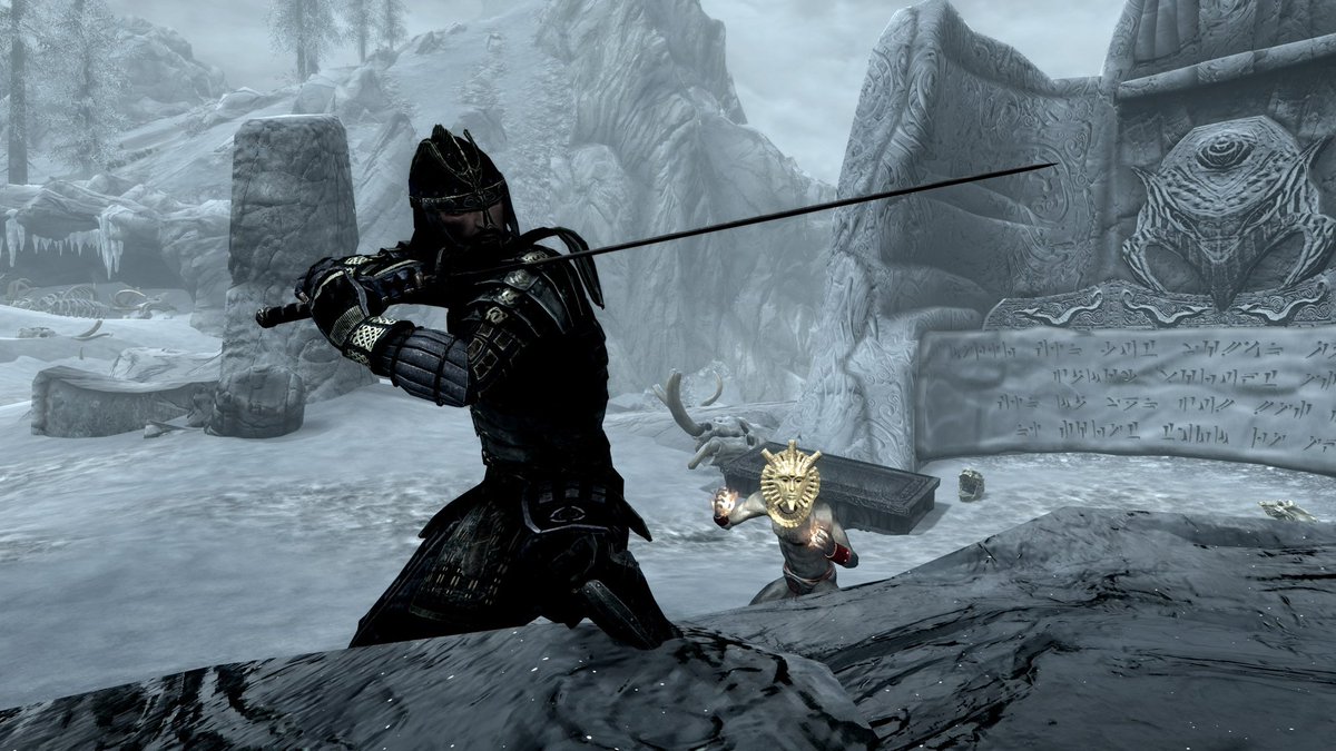 Der_Kernel_'s tweet image. This is Skyrim not Sekiro Nerevar.