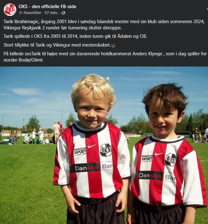 Tarik Ibrahimagic tidligere #obdk er blevet islandsk mester med <a href="/vikingurfc/">Víkingur</a>  Tillykke!