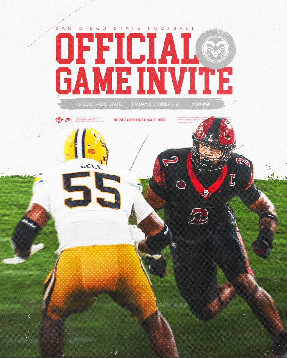 Appreciate <a href="/AztecRecruits/">San Diego State Football Recruiting</a> for the invite!
<a href="/AztecFB/">San Diego State Football</a> #goaztecs