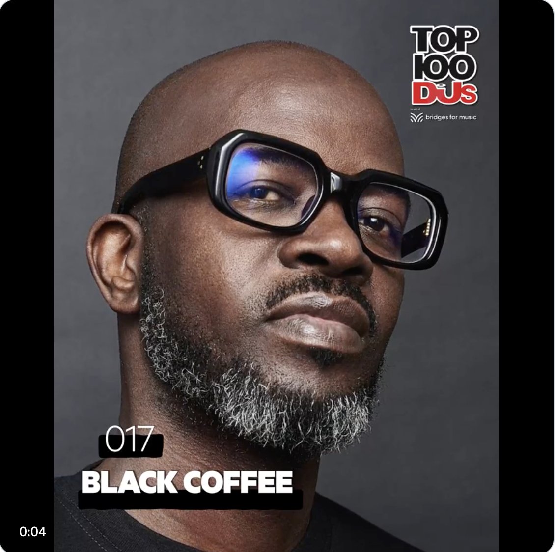 RiSARAV's tweet image. Top 100 DJs 2025 awards show at [UNVRS] Ibiza
Our own @RealBlackCoffee is up seven places to No. 17

#Top100DJs in aid of
@bridgesformusic 
djmag.com/news/top-100-d…