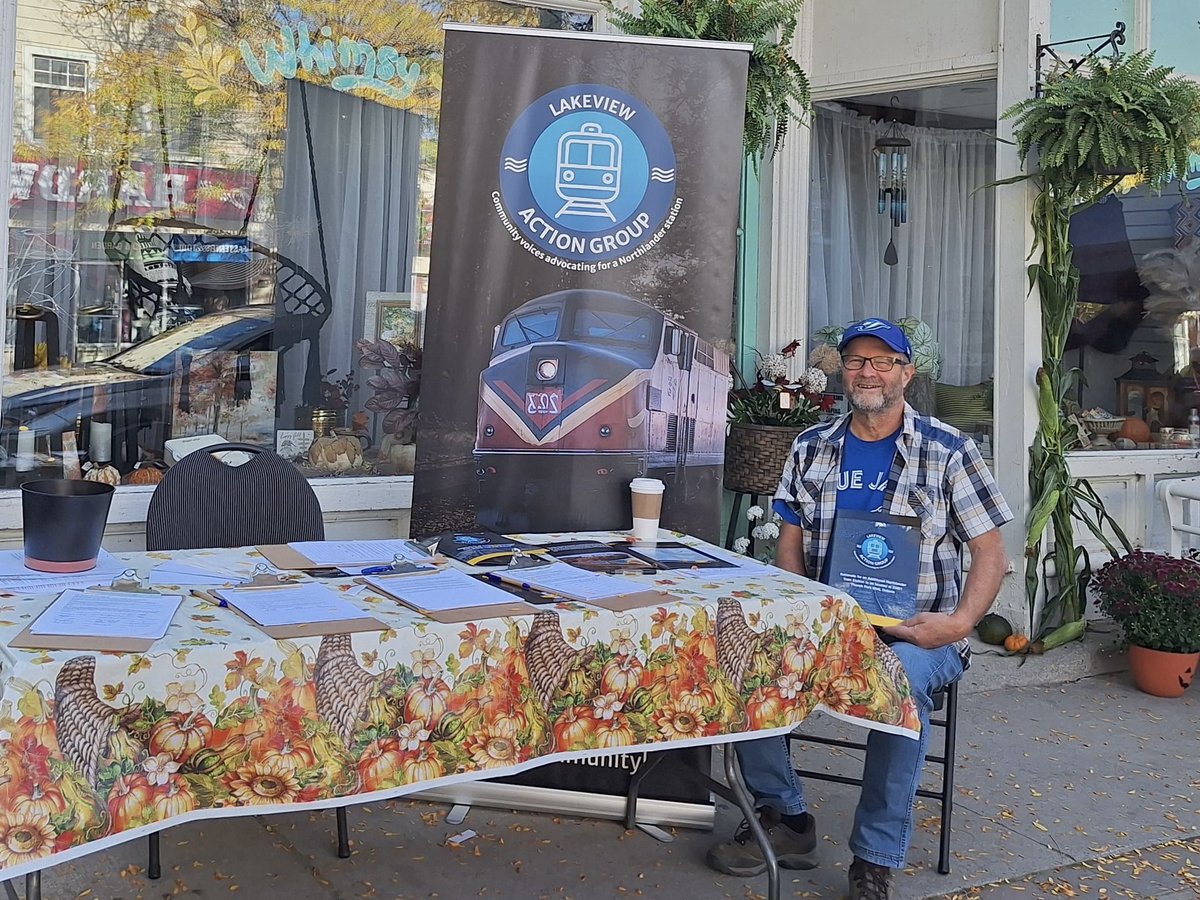 LakeviewGroup_'s tweet photo. Great day at Beaverton Fall Fest connecting with residents and collecting signatures in support of a Northlander station at Thorah Park Blvd.
Thanks to everyone who joined us and to Whimsy for their ongoing support.

#LakeSimcoe #Beaverton #FairTransit
#ThorahParkBlvd https://t.co/RUNqz7fBPR