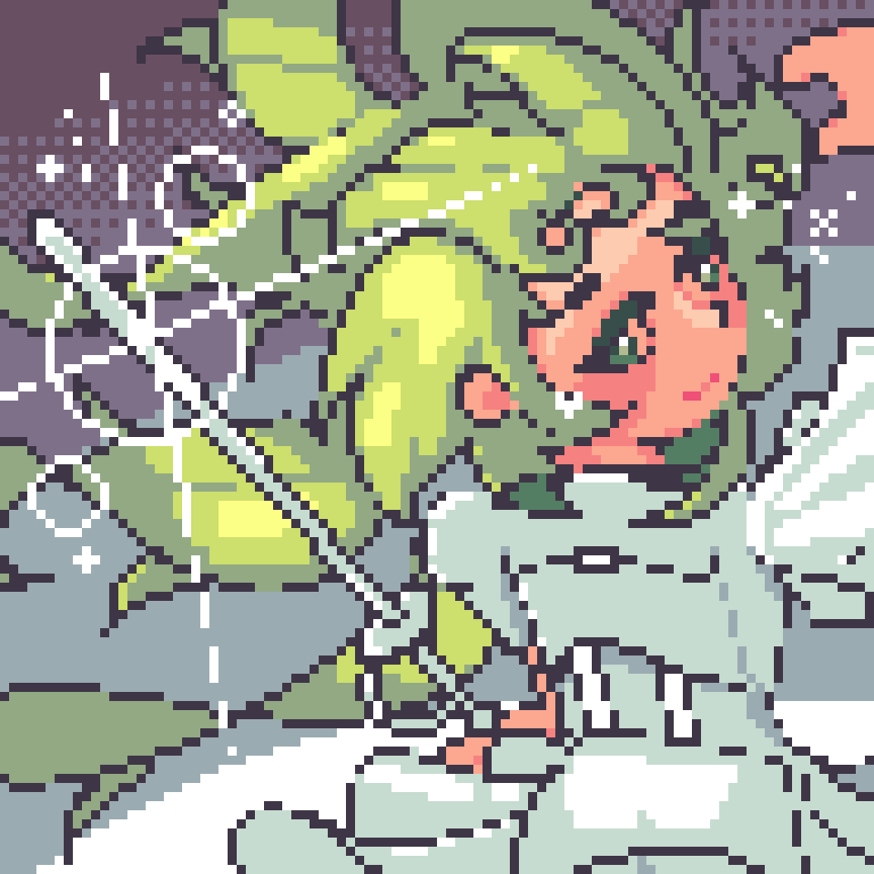 #ドット絵 #pixelart #Inktober2025
Day 6: Pierce