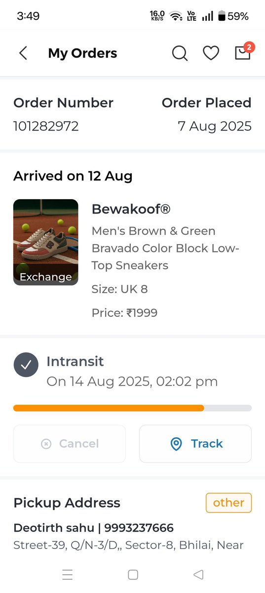 Deotirth's tweet photo. @bewakoof I'm not able to use my wallet amount...no option is available for wallet https://t.co/uD8AWgJ2eZ
