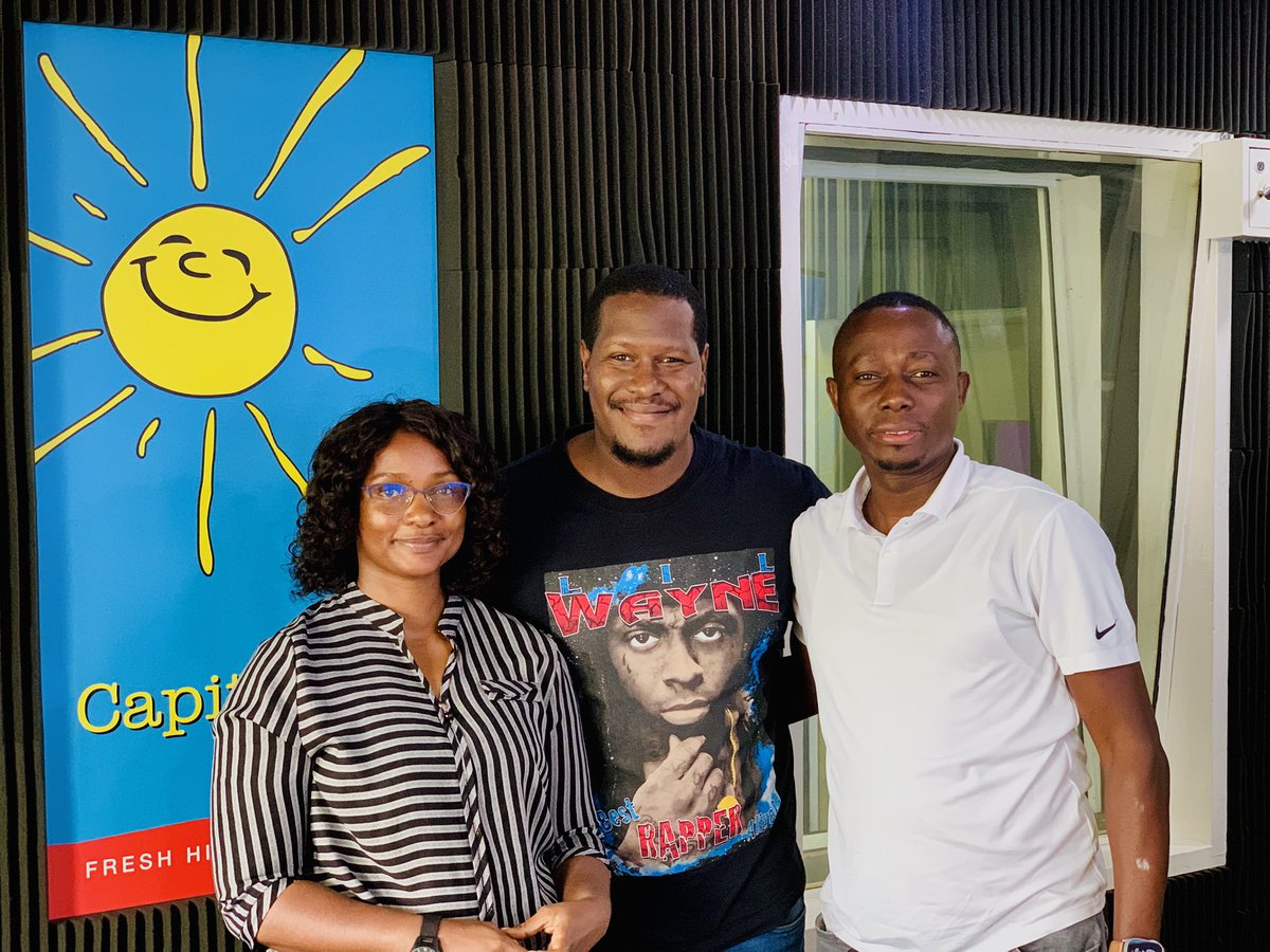 CapitalFMUganda's tweet photo. It was a pleasure hosting Apollo Lubwama, Senior Manager Home Broadband @mtnug 

He dropped gems on the #DealOfDeals with #WakanetInternet so tune in and don’t miss out #CapitalFm https://t.co/PWdjfa2386