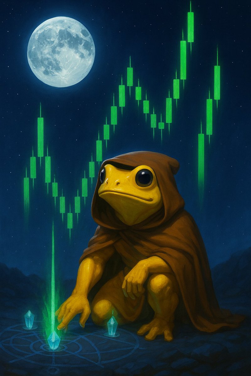 xraiman's tweet image. Under the full moon, the $TURBO Prophet channels pure energy, green candles rise like summoned magic. The ritual has begun. 🌕💎📈
#TURBO #Uptober #TurboToadToken #Crypto
@TurboToadToken @SageBolts