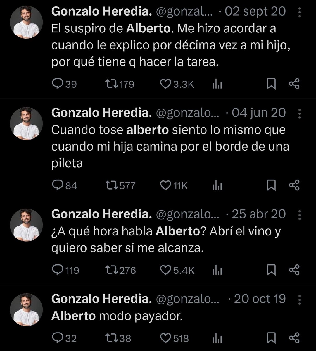Aplaudidor de suspiros de Alberto, CERRÁ EL ORTO.