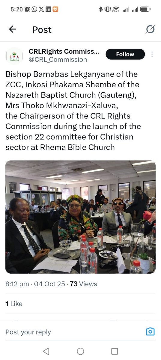 ShezMa22's tweet photo. ⁦@PresidencyZA⁩ ⁦@MYANC⁩ @CRL_Commission ⁦⁦@GDCoGTA⁩

#HandsOffTheChurch 

This committee does not represent the entire Christian community, selective and sectioned by the CRL commission. We say no, and Hands Off! https://t.co/ff1uDYwHmK