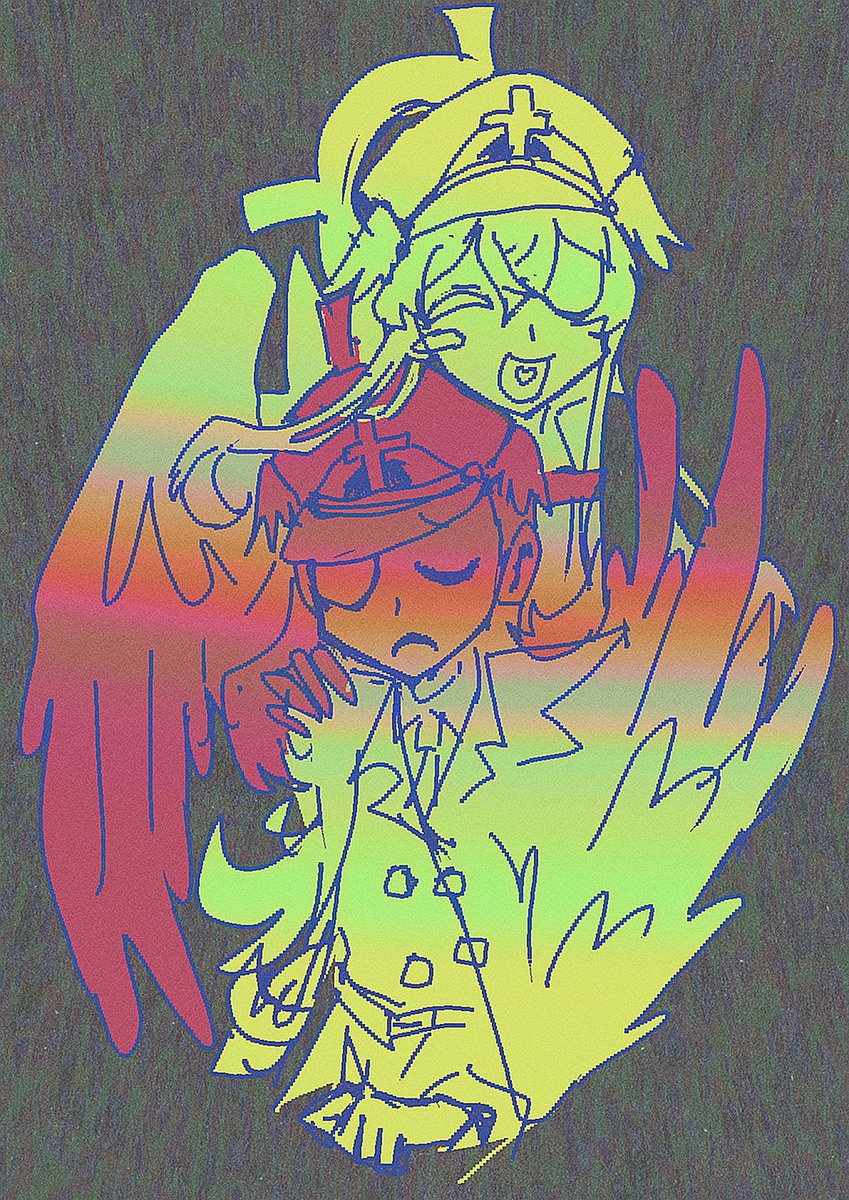 트친 생일선물로 그려준 홀리(자관)