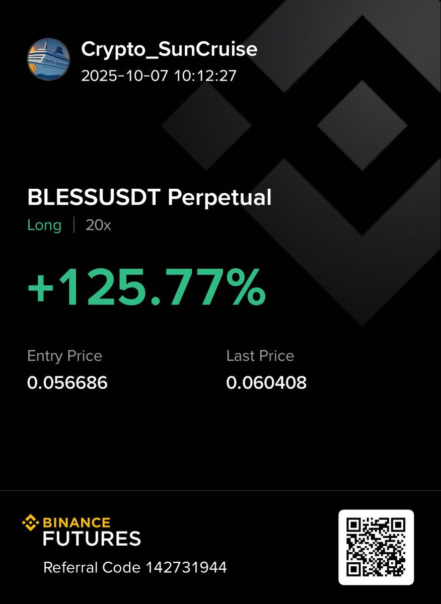 CryptoSunCruise's tweet photo. Some scroll to pass time. Others scroll to change their lives. We’re here for the second group.
Follow now and join the winners.
#HANA #BLESS #Binance #Altseason #CryptoNews $HANA $BLESS @rovercrc @CryptoTony__ https://t.co/gR0gcFSh3S