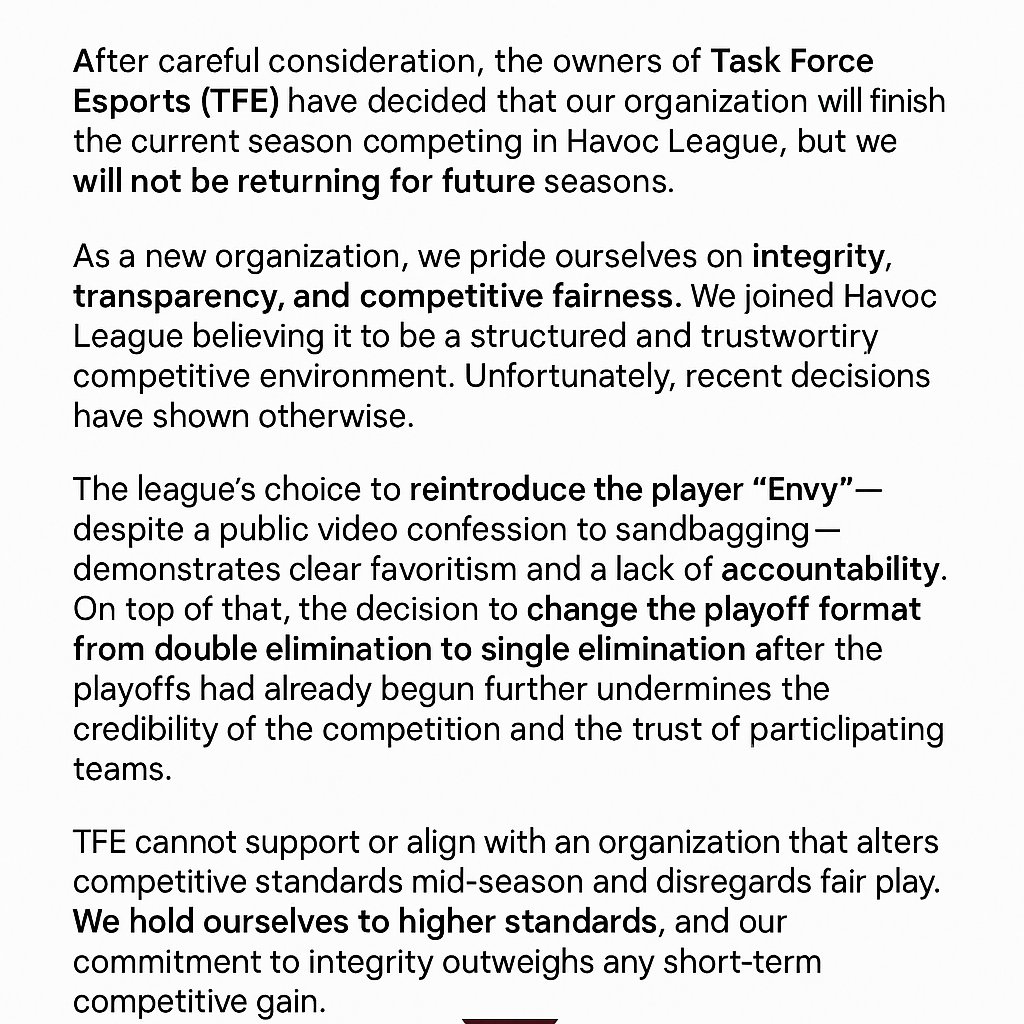 Task Force Esports (@taskforcecod) on Twitter photo 