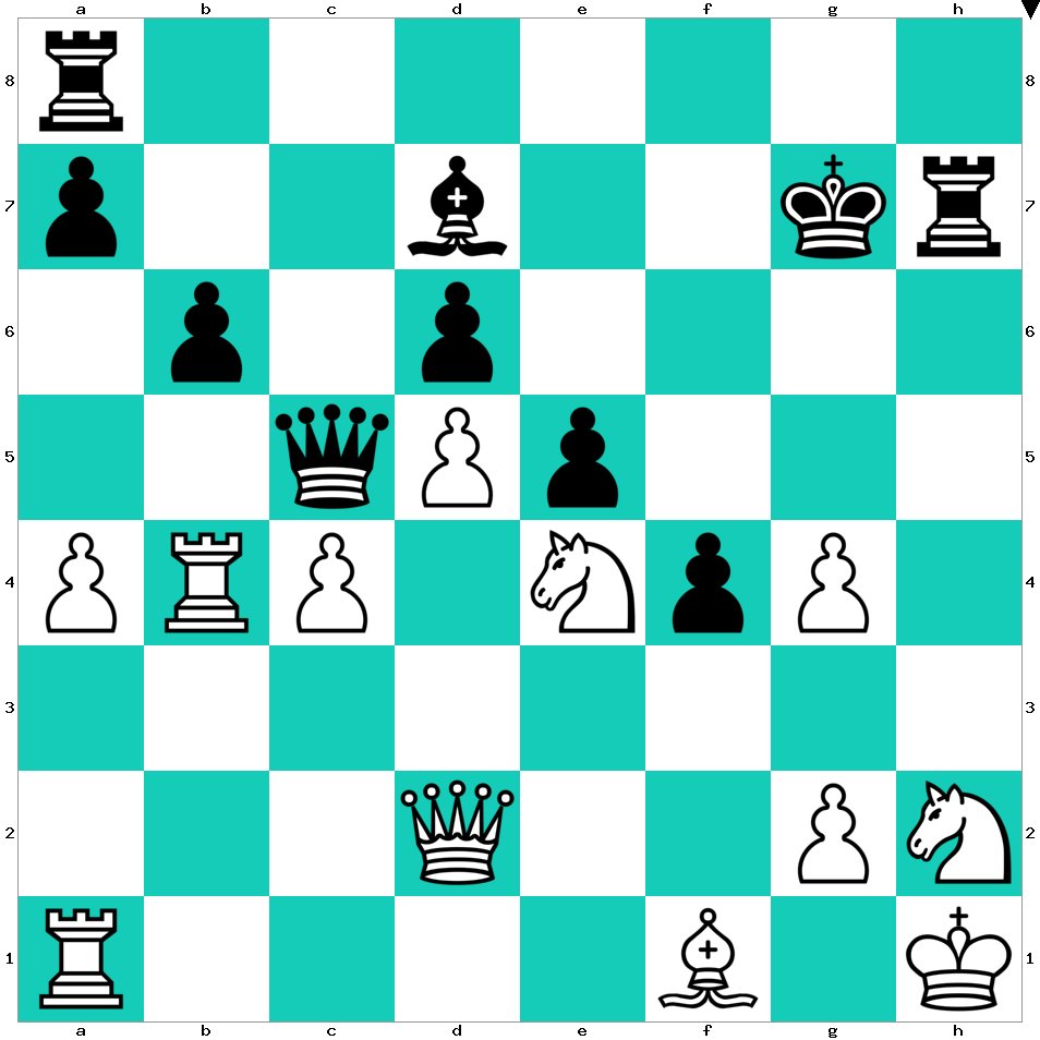 Chess_Strategy's tweet image. ❓ Test de niveau ★☆☆ sur Échecs & Stratégie. 𝐋𝐞𝐬 𝐍𝐨𝐢𝐫𝐬 𝐣𝐨𝐮𝐞𝐧𝐭 𝐞𝐭 𝐦𝐚𝐭𝐞𝐧𝐭 𝐞𝐧 𝟐 𝐜𝐨𝐮𝐩𝐬 ♟ Denise Trippold vs Sophie Milliet, Antalya, 2019 ❤️ LIKEZ en indiquant votre temps de résolution ⌚️
📕 32 raisons de se mettre aux échecs 👉…