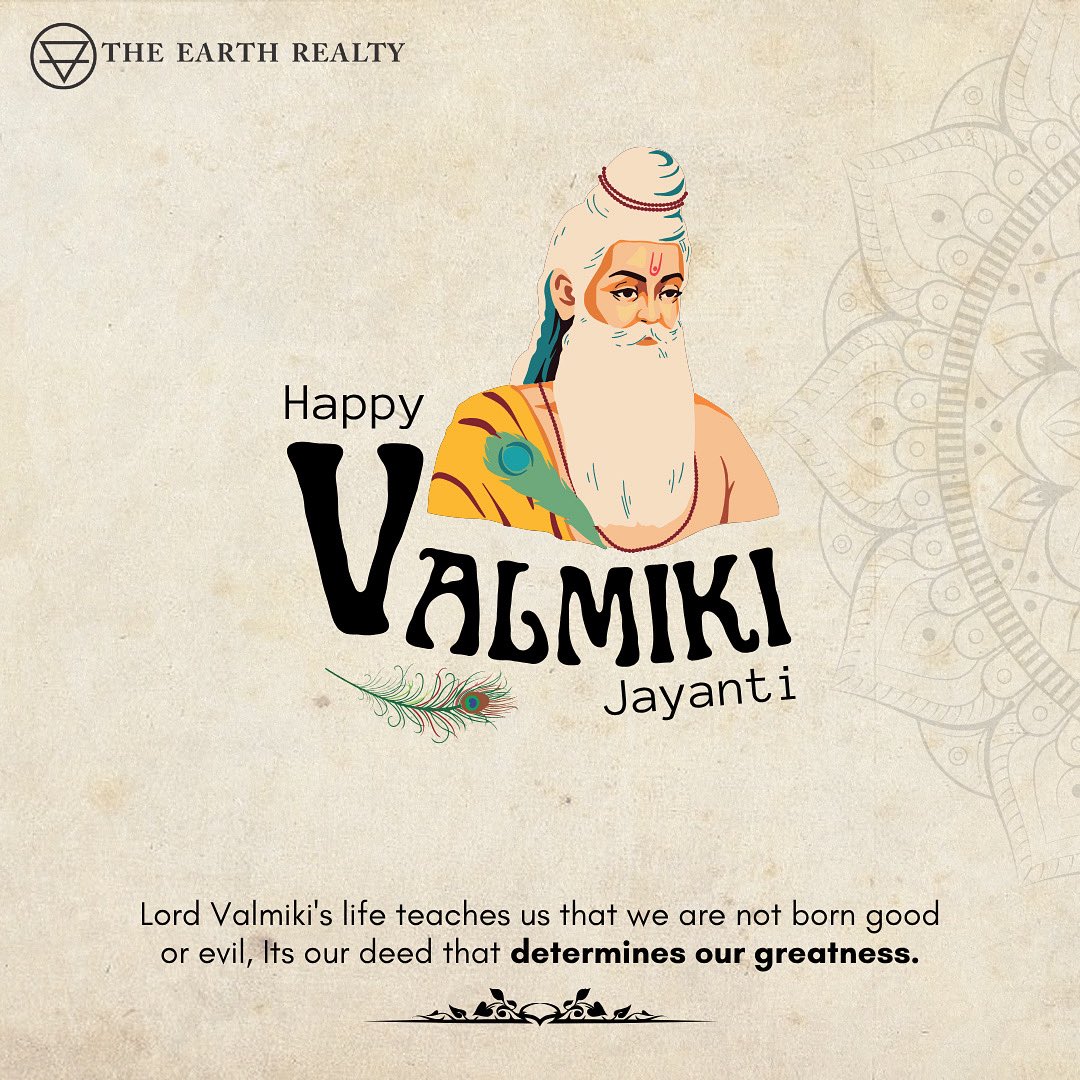 Heartfelt salutations to the creator of the great epic Ramayana, the Adikavi Maharishi Valmiki Ji, on his birth anniversary.🙏🏻

#ValmikiJayanti