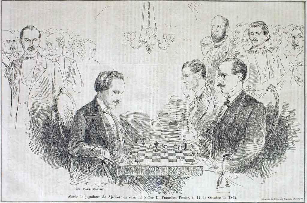 JustChessSports's tweet image. Morphy's superiority over his contemporaries is the consequence of the fact that he was first to understand the nature and characteristics of the open positions and had elaborated sound principles for their treatment.
-Richard Reti
fotosdlahabana.com/el-club-de-aje…
#chess #ajedrez