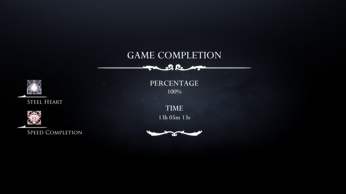 100% steelsoul on silksong is done. I can finally rest now...