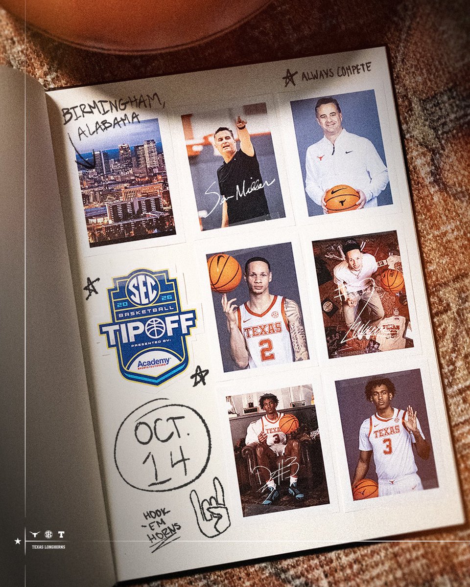 your SEC Basketball Media Day attendees🤘

#HookEm