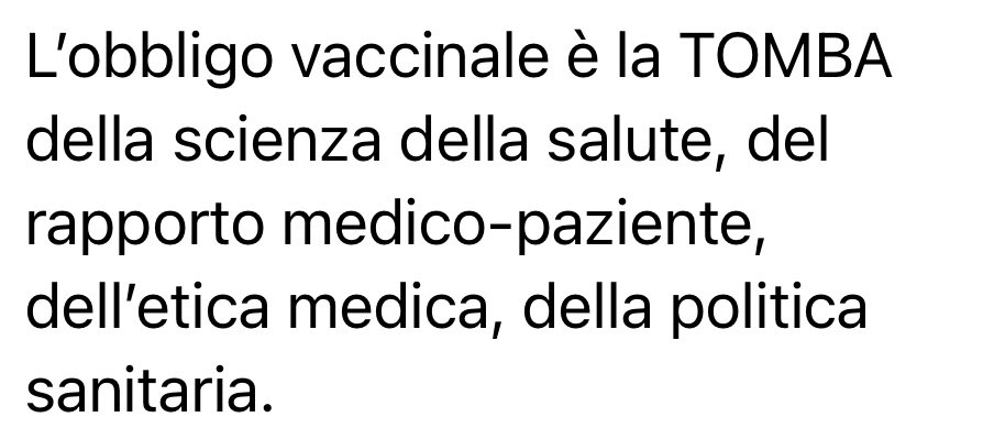 RRomani1973's tweet image. Paolo #Bellavite: “QUALUNQUE obbligo vaccinale è ingiustificato. QUALUNQUE. 
QUANDO AVRANNO ABOLITO l’obbligo, si potrà cominciare a discutere - dati alla mano e non chiacchiere - QUALI VACCINI eventualmente raccomandare, quando e a chi.”