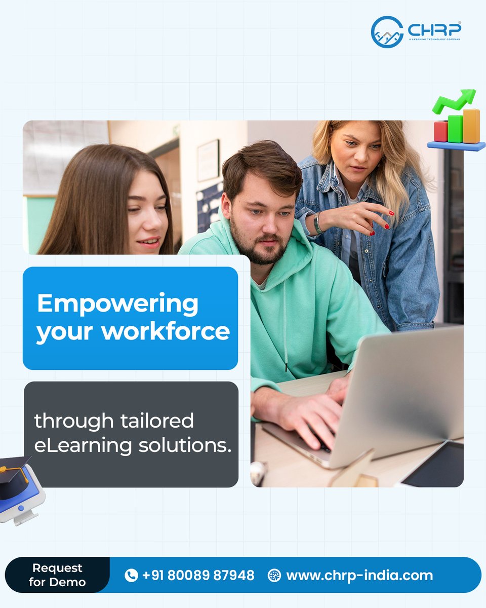 chrp_india's tweet image. Empowering your workforce through tailored #eLearningsolutions - because training should evolve with your business.
Contact us today
🌐 chrp-india.com | 📩reach@chrp-india.com |📱+91 80089 87948
#eLearning #CorporateTraining #DigitalLearning #EmployeeTraining
