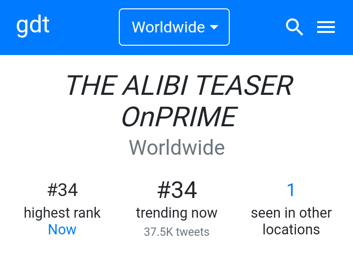 ChaNcy24's tweet photo. Still trending worldwide at #34!

THE ALIBI TEASER OnPRIME

#TheAlibi #KimPau 
#KimChiu #PauloAvelino https://t.co/JDFUHdzcEW