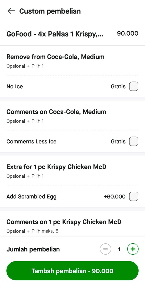 tonoshnn's tweet photo. @gofoodindonesia cuma mau ngemil dikit, eh paketnya segede gaban 😭 Otomatis kenyang banget pake GoFood ini mah https://t.co/bRwiEIPknP