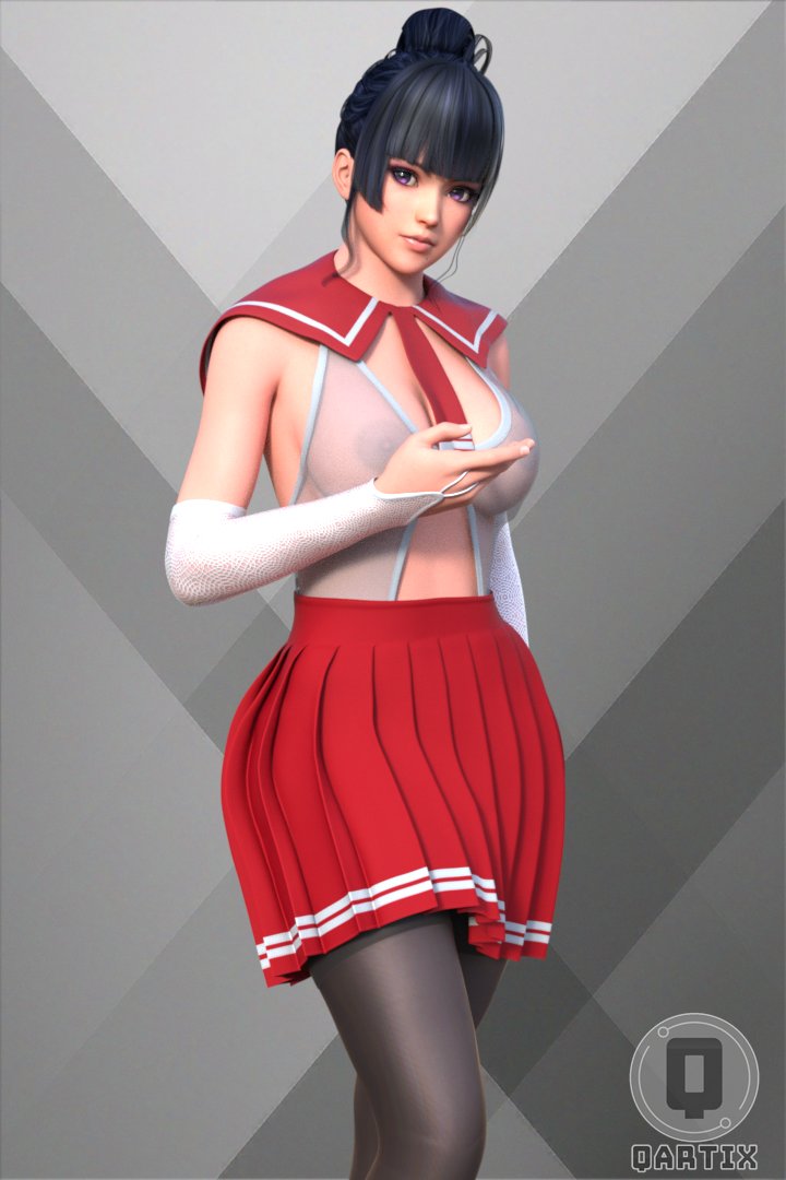 Qartixart's tweet image. &quot;Nyotengu&quot; 

Please drop a ❤️ and re-tweet. Dont forget to give your comment if you like this fan-art. 
More gallery : 

📷 Pixiv : pixiv.net/en/users/76672… 
📷 Patreon : patreon.com/cw/Qartix 

#DeadOrAlive #3d #render #DOA5 #DOAXVV #doaxvv