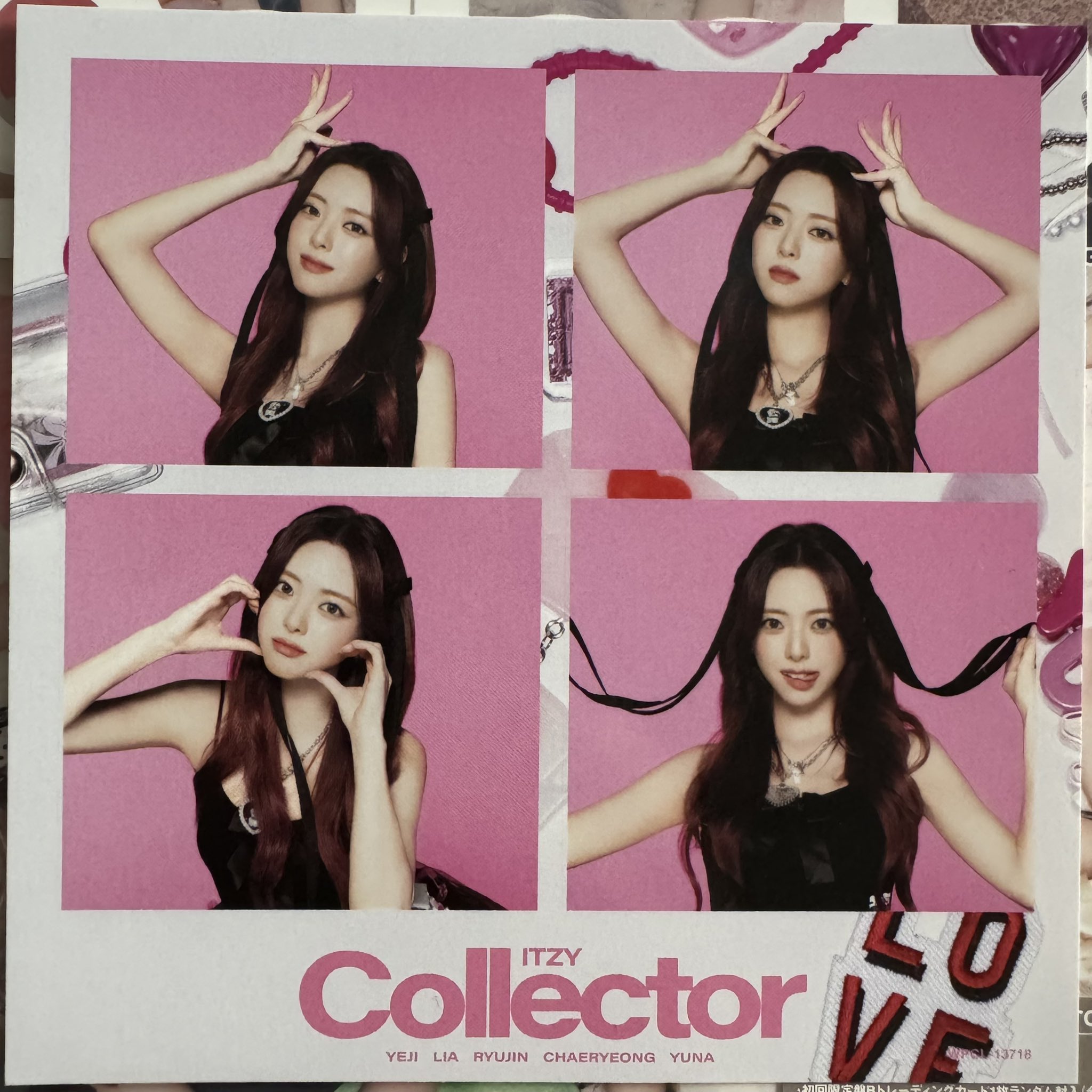 ITZY チェリョン　ユナ　ユニット　サイン　チェキ itzy ユナ icy サイン アルバム 初回 チェキ yuna トレカ コンプ