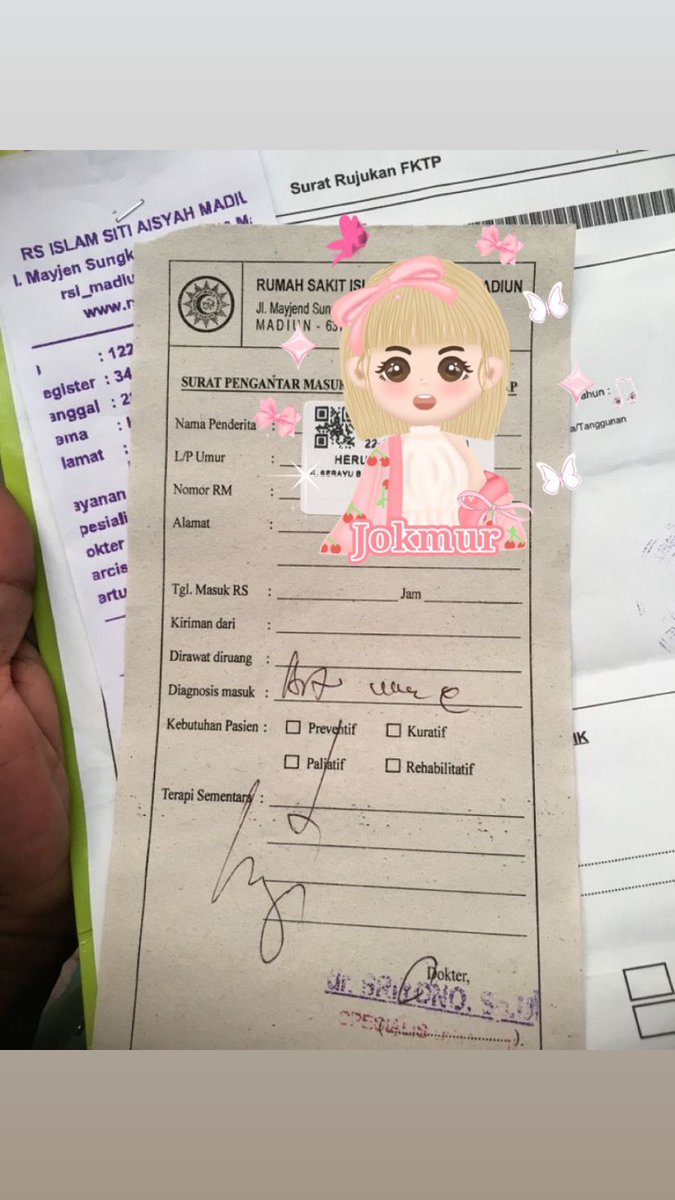 Halo sayang surat sakit open lagi ya
Sakit dokter
Kontrol/berobat
Surat sehat 
Surat diagnosa
Resep obat
Rawat inap
Psikologi
Rujukan
Kwitansi/invoice
Hasil laboratorium
Surat lain request
✅Stempel basah (klinik / dokter)
✅Dokter sesuai fakes/rs
 #zonauang #suratdokter #Sakit