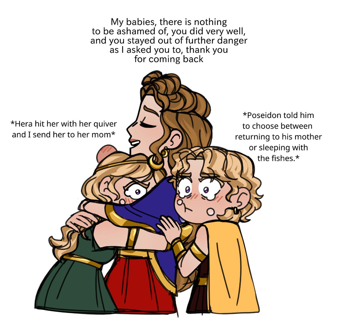 Konoe_Piru's tweet image. Troy was not the best scenario for the twins

#Artemis #Apollo #Leto #greekmythology 

and Thetis watched from a distance the young man with golden hair who returned to his mother, but to her sadness that boy was not hers.
