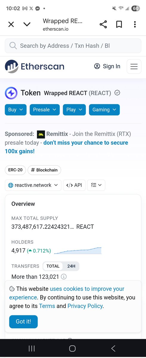 economyninja's tweet image. Who will make it in the 5000 $react bragging club?
First 5000 wallets get bragging rights...