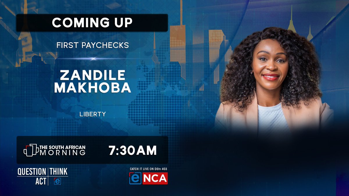 [COMING UP] SA’s young professionals are entering their financial prime, wielding over a trillion rand in spending power. A new report from the UCT Liberty Institute sheds light on how this educated, ambitious group is shaping the future economy. We speak to Zandile Makhoba for
